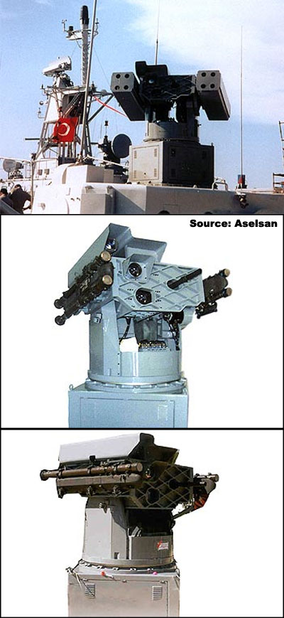 Overview — Bora pedestalmounted missile system — Naval Guns