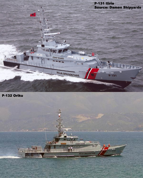 Overview — ILIRIA (P-131) class — Coast Guard/Border Patrol — Ships